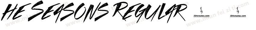 he Seasons Regular字体转换
